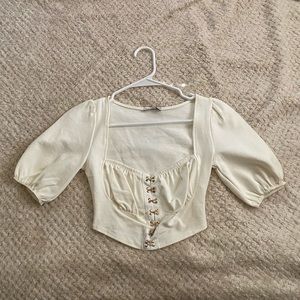 Puff sleeve top